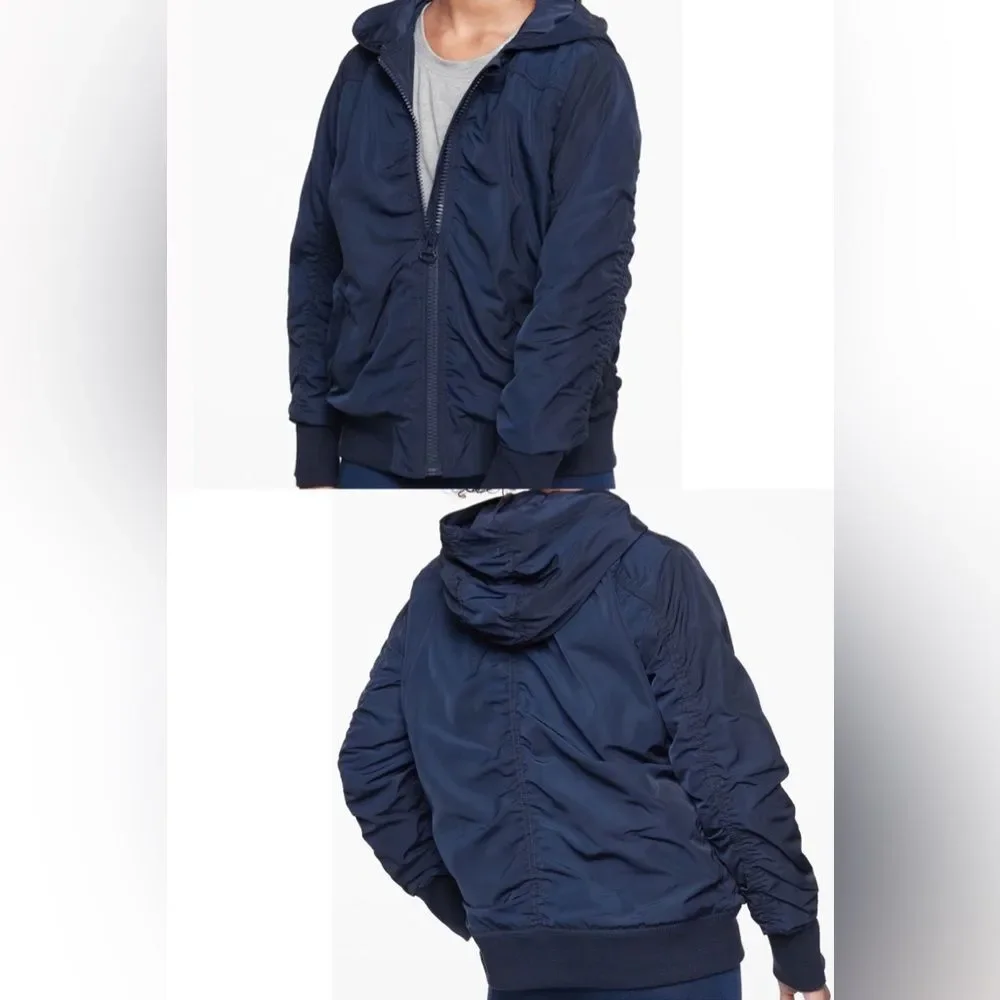 Athleta Girl Navy Blue Jacket Size L